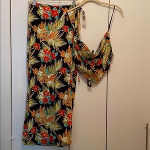 Tropical style matching set! NWT!
